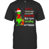 Hallwark Christmas Movies Inside Because It’S Too Peopley Outside Xmas T-Shirt