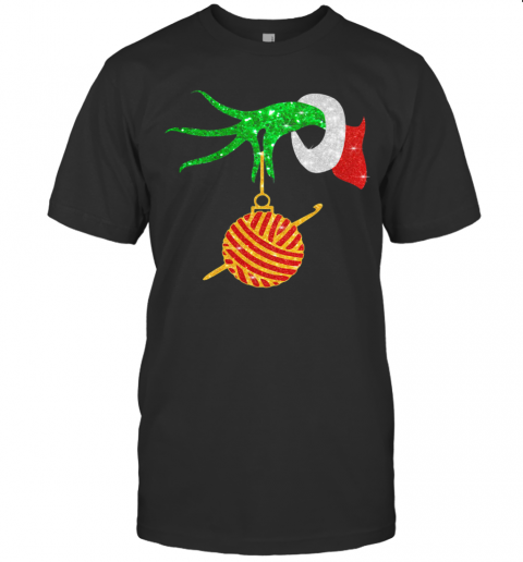 Hand Santa Wool Roll Xmas T-Shirt Hand Santa Wool Roll Xmas T-Shirt