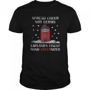Hand Santanizer Sanitizer Christmas 2020 Lockdown shirt