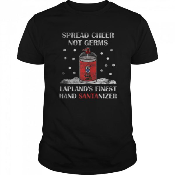 Hand Santanizer Sanitizer Christmas 2020 Lockdown shirt