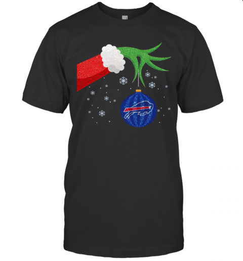 Hand The Grinch Holding Christmas 2020 Ornament Buffalo Bills T-Shirt Hand The Grinch Holding Christmas 2020 Ornament Buffalo Bills T-Shirt