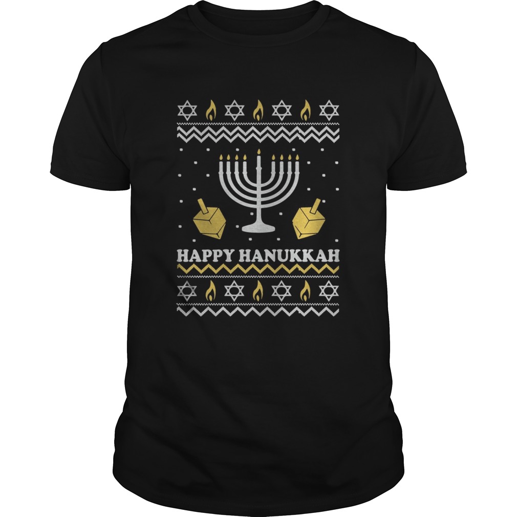 Happy Hanukkah Christmas Shirt Happy Hanukkah Christmas Shirt