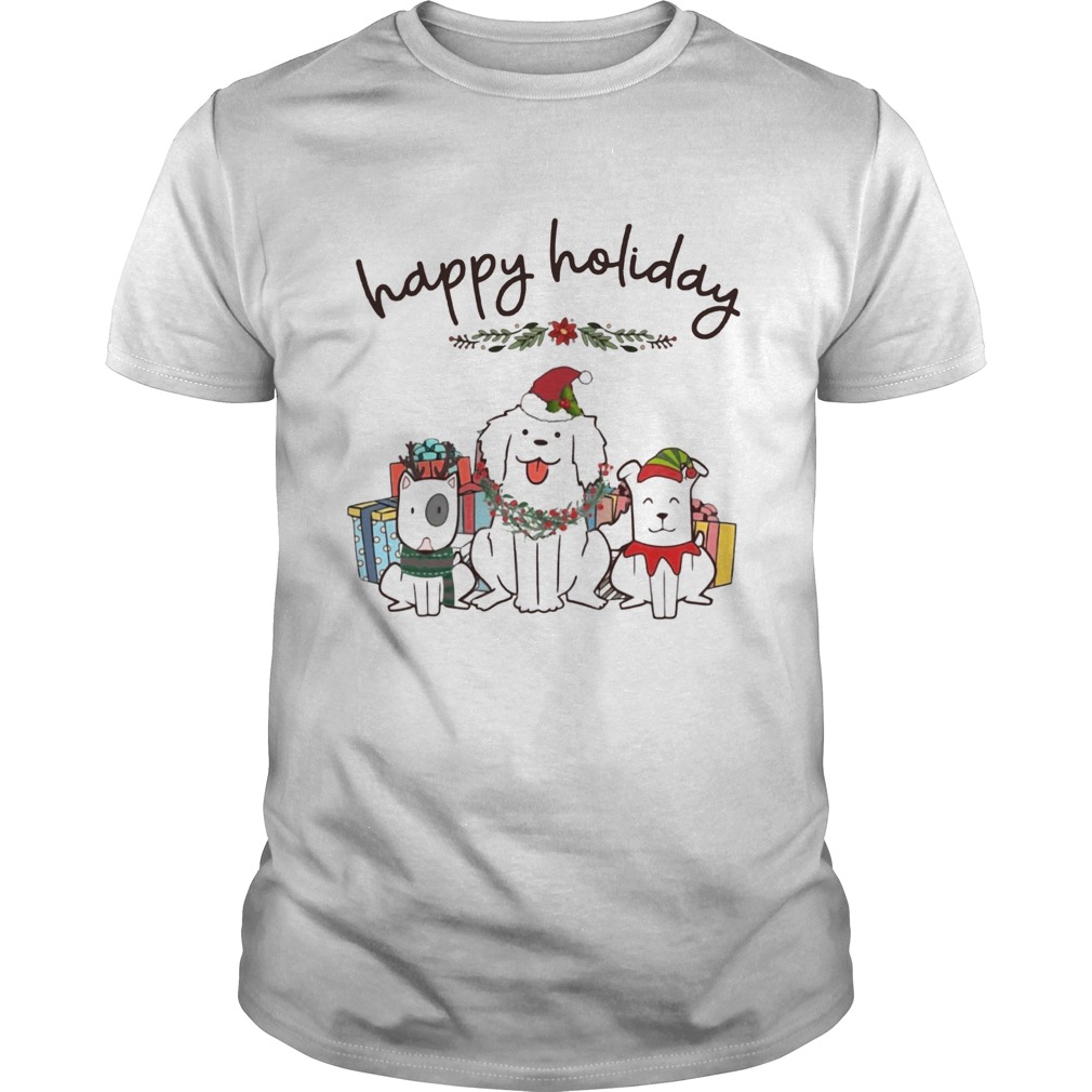 Happy Holliday Dogs Christmas shirt Happy Holliday Dogs Christmas shirt