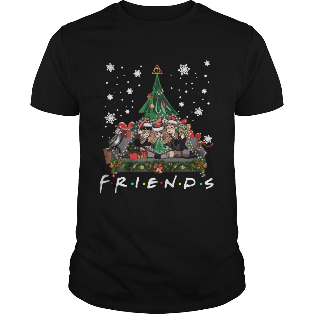 Harry Potter Hermione And Ron Weasley Christmas Tree style Friends tv show shirt Harry Potter Hermione And Ron Weasley Christmas Tree style Friends tv show shirt