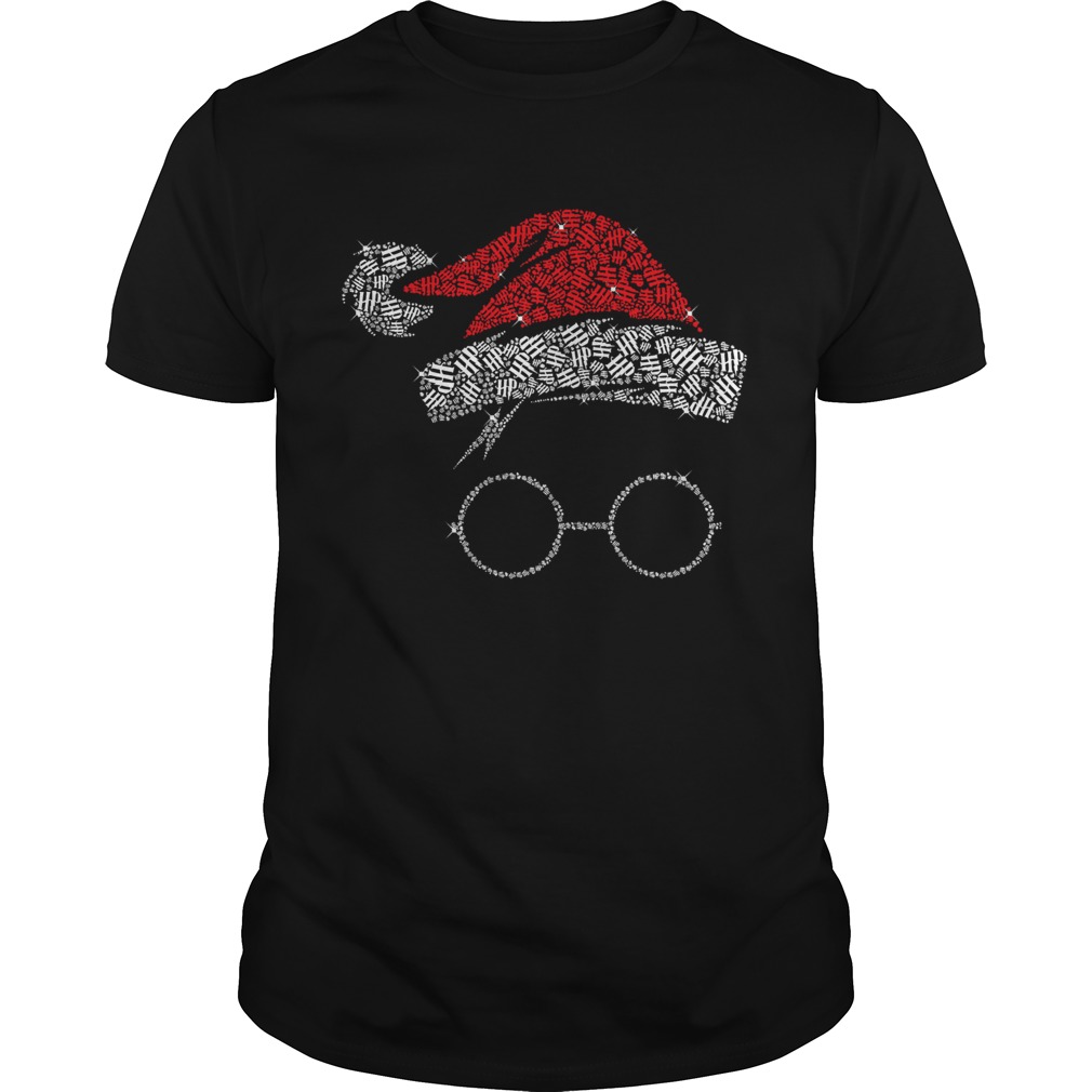 Harry Potter Santa Hat And Glass Christmas shirt Harry Potter Santa Hat And Glass Christmas shirt
