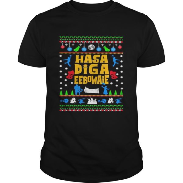 Hasa Diga Eebowai Broadway Ugly Christmas shirt