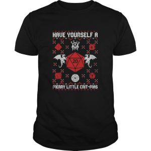 Have yourself a Merry little Crit Mas ugly Christmas shirt