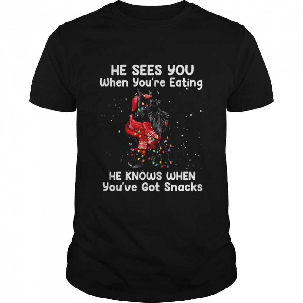 He Sees You When Youre Eating He Knows When Youve Got Snacks shirt He Sees You When Youre Eating He Knows When Youve Got Snacks shirt