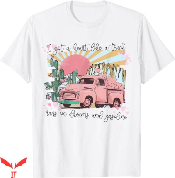 Heart Like A Truck T-Shirt Pinky Truck T-Shirt Trending