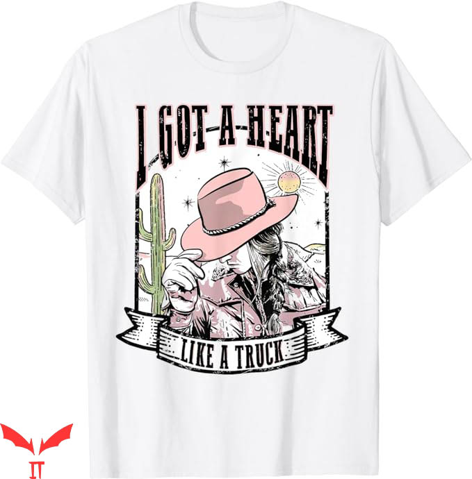 Heart Like A Truck T-Shirt Retro Desert Cowgirl Trending Heart Like A Truck T-Shirt Retro Desert Cowgirl Trending