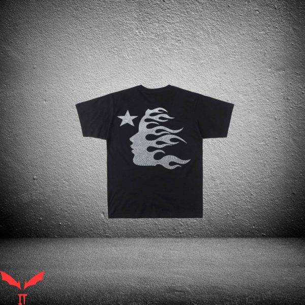 Hell Star T-Shirt Dissipation Trendy Art Vintage Pattern