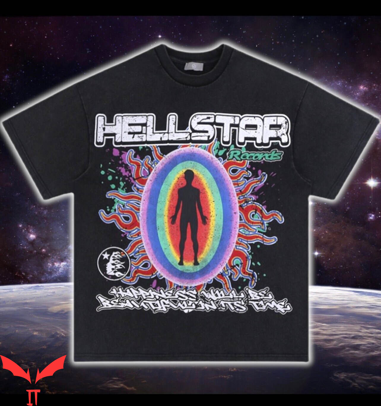 Hell Star T-Shirt Trendy Art Vintaget Studios Globe