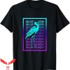 Heron Preston T-Shirt Blue Bird Vintage Retro Ornithologist