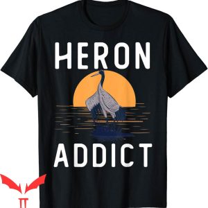 Heron Preston T-Shirt Retro Birding Addict Blue Heron