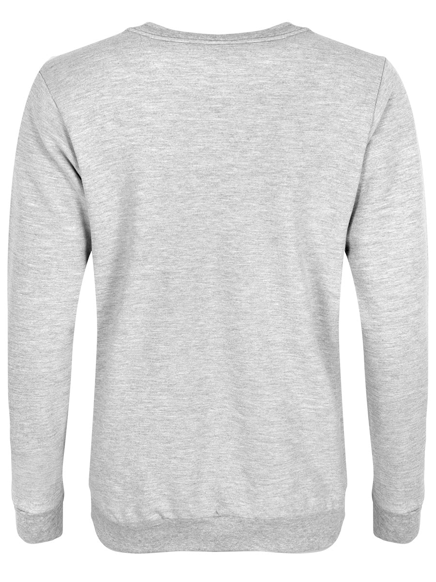 Hexxie Violet Totally Winging It Ladies Heather Grey Sweatshirt Hexxie Violet Totally Winging It Ladies Heather Grey Sweatshirt