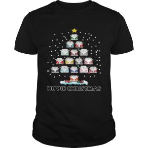 Hippie Bus Tree Christmas shirt