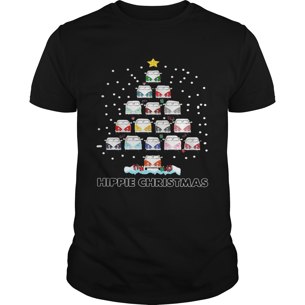 Hippie Bus Tree Christmas shirt Hippie Bus Tree Christmas shirt