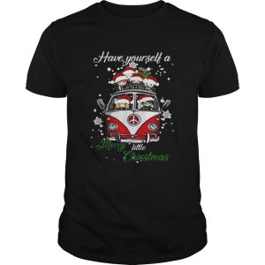 Hippie car Harry Potter have yourself a Merry little Christmas shirt
