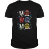 Ho Ho Ho Peace Symbols Merry Christmas shirt