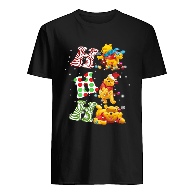 Ho Ho Ho Santa Pooh Christmas shirt Ho Ho Ho Santa Pooh Christmas shirt