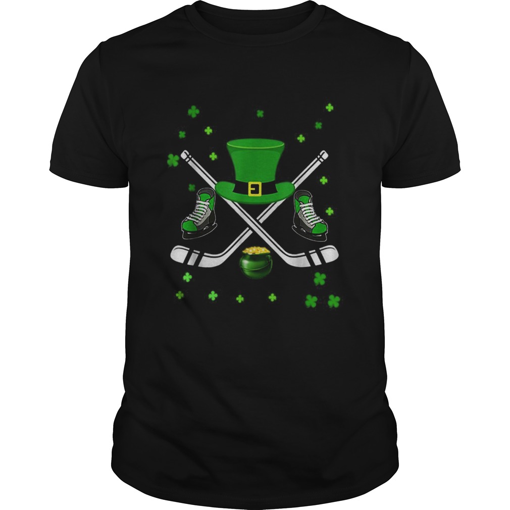Hockey Hat Leprechaun St Patricks Day Boys Men Catcher shirt Hockey Hat Leprechaun St Patricks Day Boys Men Catcher shirt
