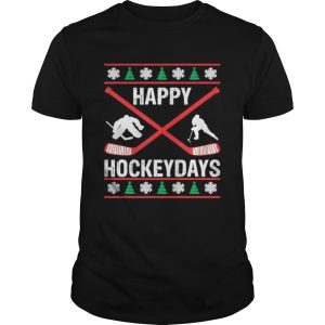 Hockey Player Sports Lover Christmas Holidays shirt