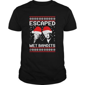 Home Alone escaped wet bandits ugly Christmas shirt