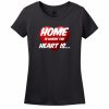 Home Is Where The Heart Is Womens T-Shirt