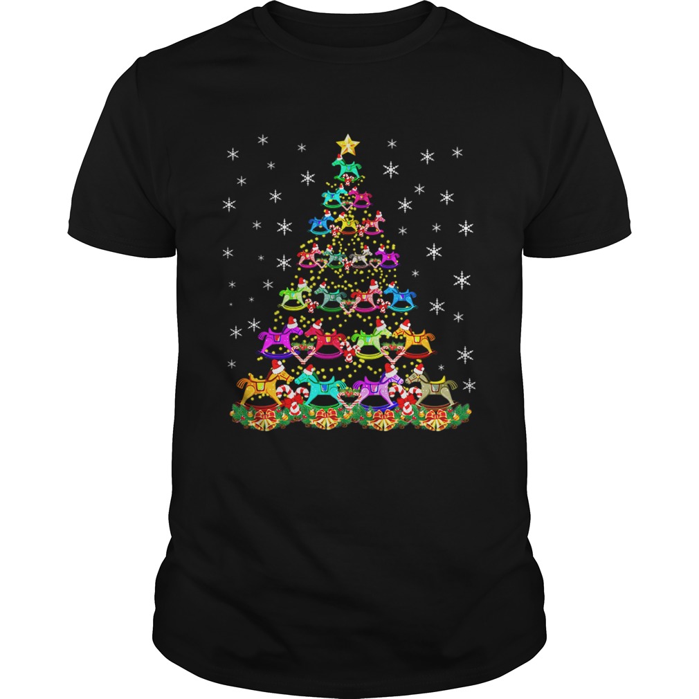 Horse Christmas Tree Candy Cane Gift shirt Horse Christmas Tree Candy Cane Gift shirt