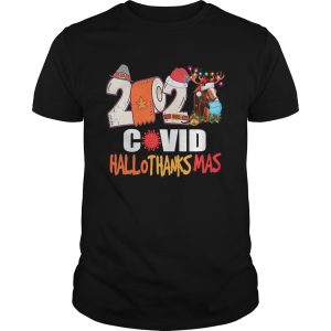 Horse Face Mask 2020 Toilet Paper Reindeer Covid 19 Hallothanksmas shirt
