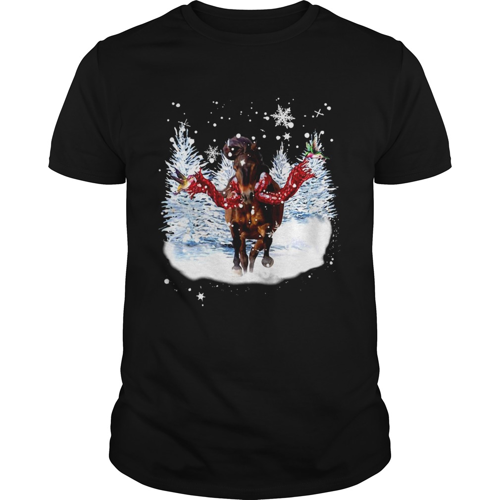 Horse Warm Red Scarf For Horse Lover Merry Christmas shirt Horse Warm Red Scarf For Horse Lover Merry Christmas shirt