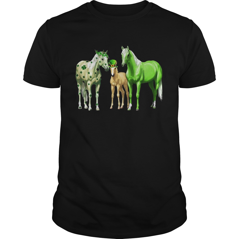 Horses Happy St Patricks Day shirt Horses Happy St Patricks Day shirt