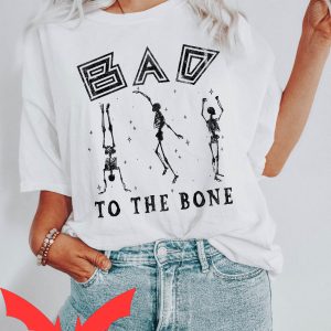 Huesera The Bone Woman T-Shirt Bad To The Bone Skeleton