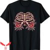 Huesera The Bone Woman T-Shirt Bones Chest And Roses