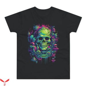 Huesera The Bone Woman T-Shirt Psychedelic Skull Ghastly