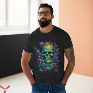 Huesera The Bone Woman T-Shirt Psychedelic Skull Ghastly