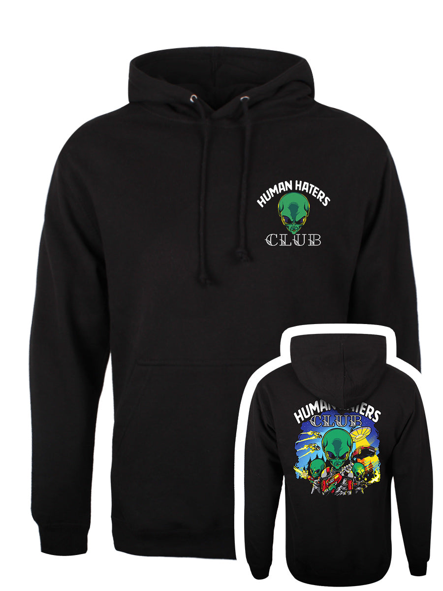 Human Haters Club Unisex Black Pullover Hoodie Human Haters Club Unisex Black Pullover Hoodie