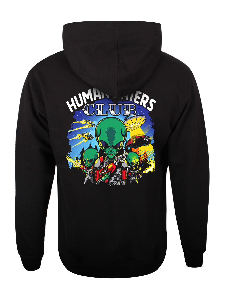 Human Haters Club Unisex Black Pullover Hoodie Human Haters Club Unisex Black Pullover Hoodie