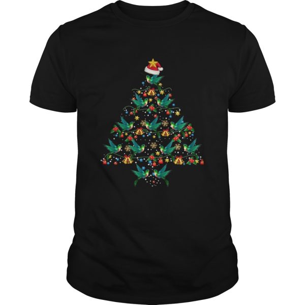 Hummingbirds Christmas Tree Awesome Gift T-Shirt
