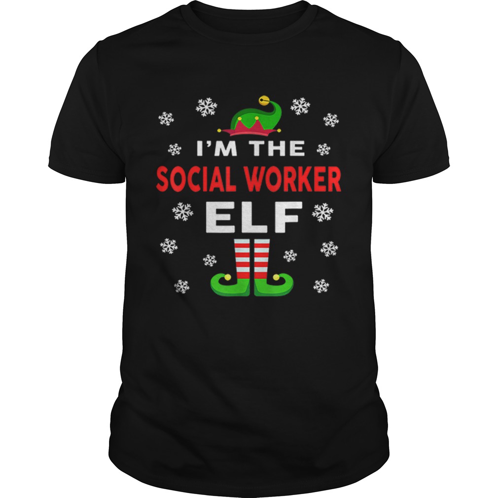 I Am The Social Worker Elf Christmas Sweater Gift Funny shirt I Am The Social Worker Elf Christmas Sweater Gift Funny shirt