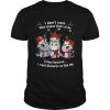 I Dont Care What Anyone Thinks Of Me Except Unicorns Merry Christmas shirt