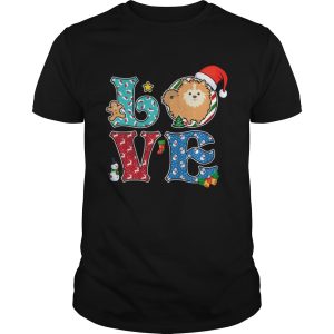 I Love Dog Affenpinscher Christmas shirt