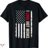 I Love Hot Mom T-shirt Retro Flag