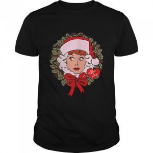 I Love Lucy Christmas Wreath shirt