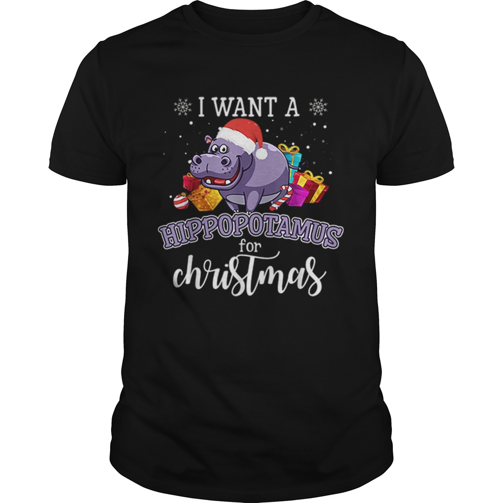 I Want A Hippopotamus For Christmas Hippo Gift Xmas Pajama shirt I Want A Hippopotamus For Christmas Hippo Gift Xmas Pajama shirt