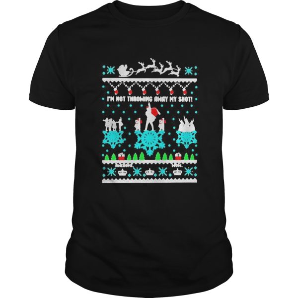 Im Not Throwing Away My Shot Ugly Christmas shirt