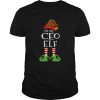Im The CEO Elf Matching Christmas Pajama Costume shirt