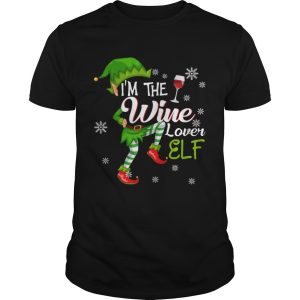 I’m The Wine Lover Elf Matching Family Christmas shirt