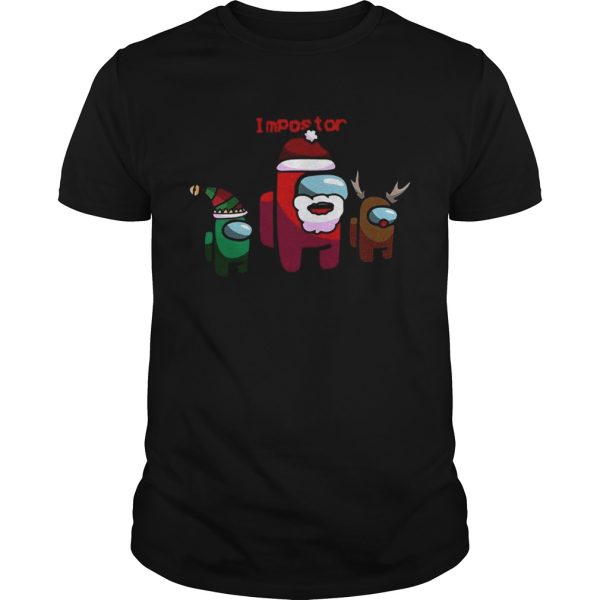 Impostor Among Us Sus Santa 2020 Holiday Xmas shirt