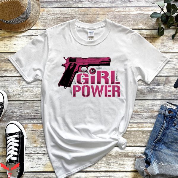 In Glock We Trust T-Shirt Girl Power Glock Girly Vintage